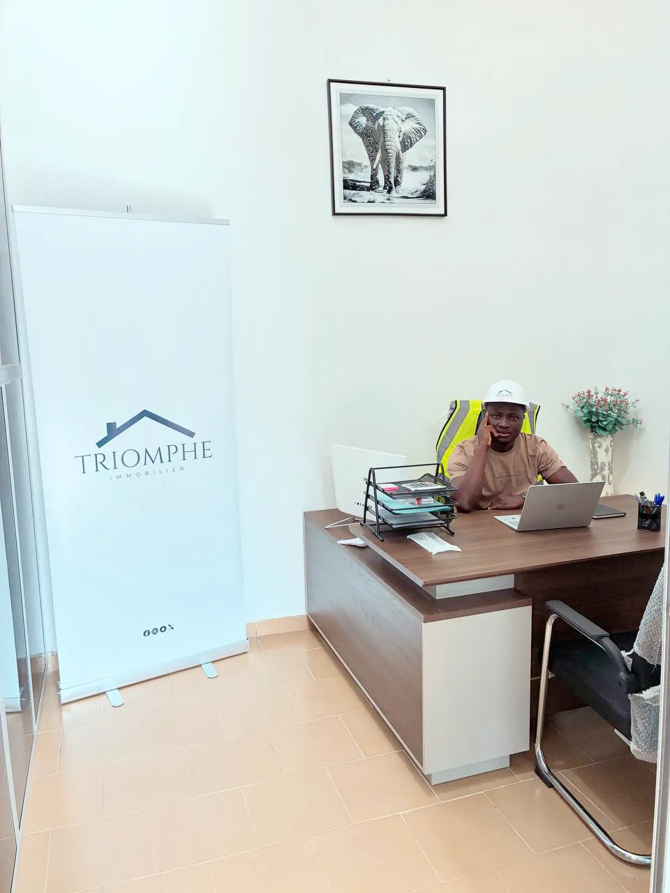 Konan Serge Olivier, Directeur Général de Triomphe Immobilier